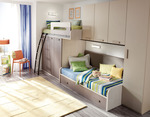 Компактни детски легла и комплекти на два етажа